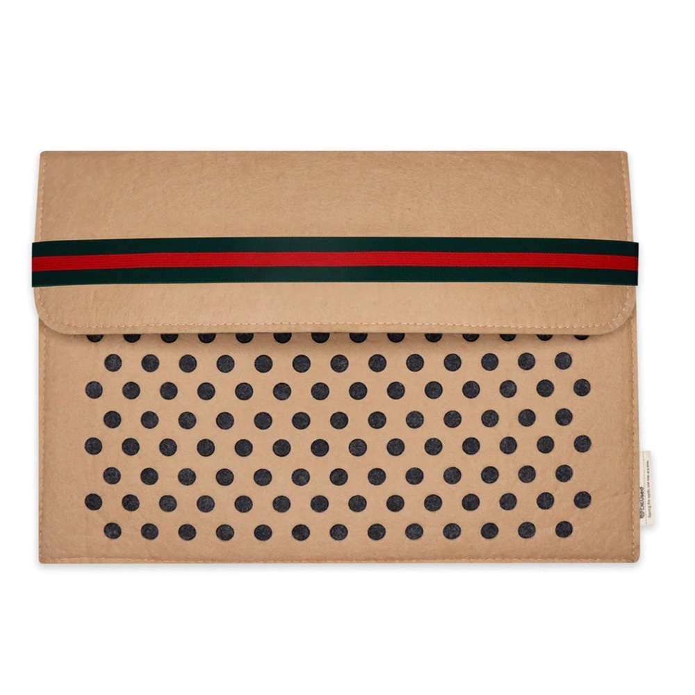 Felt Laptop Sleeve by ExcUsed. fits laptops 13” and under. Color: sand. BNWT!
